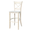 International Concepts Charlotte Bar Height Stool, 30" Seat Height, Unfinished S-313